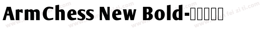 ArmChess New Bold字体转换